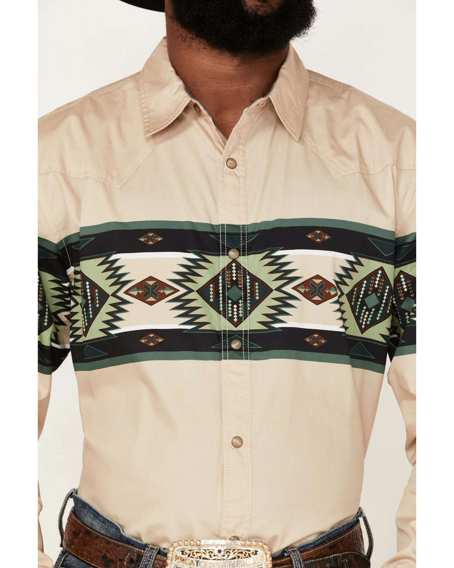 Cody James Men's Coyote Border Long Sleeve Snap Western Shirt Cody James Men's Coyote Border Long Sleeve Snap Western Shirt -Cody James Sales 2000380453 280 P3