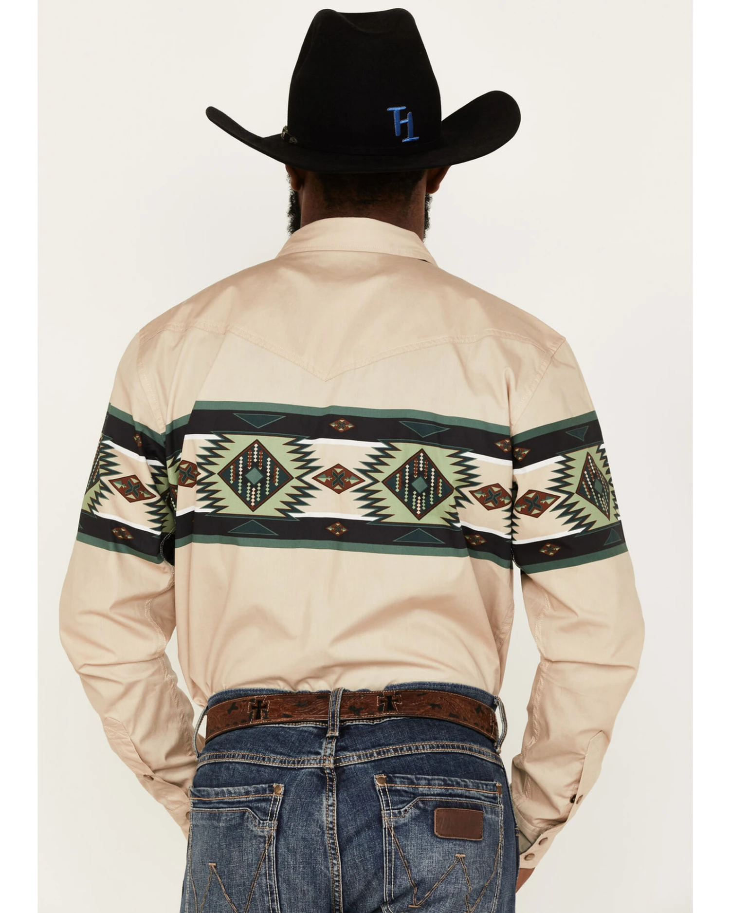 Cody James Men's Coyote Border Long Sleeve Snap Western Shirt Cody James Men's Coyote Border Long Sleeve Snap Western Shirt -Cody James Sales 2000380453 280 P4