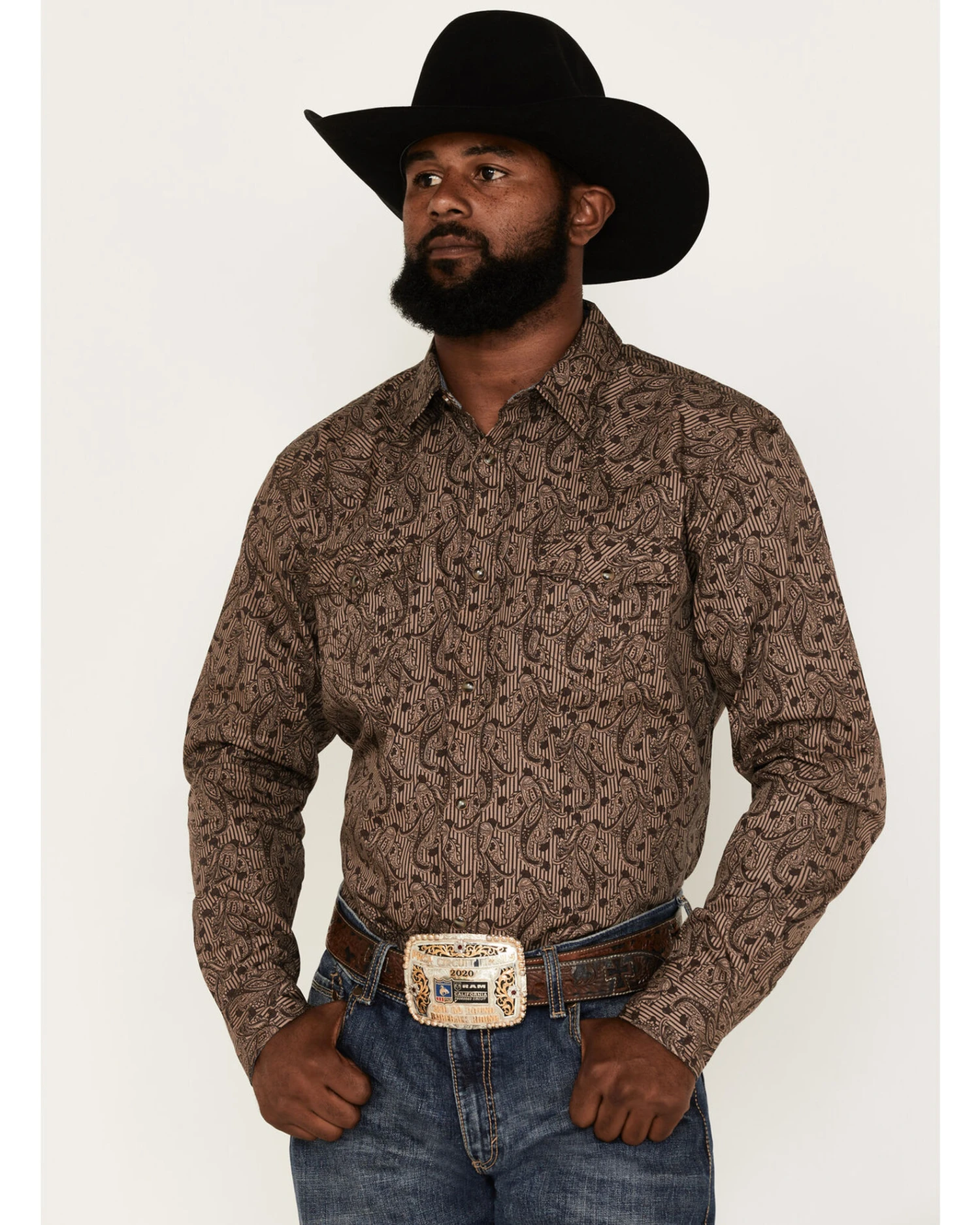 Cody James Men's Linear Paisley Print Long Sleeve Snap Western Shirt Cody James Men's Linear Paisley Print Long Sleeve Snap Western Shirt -Cody James Sales 2000380454 200 P1