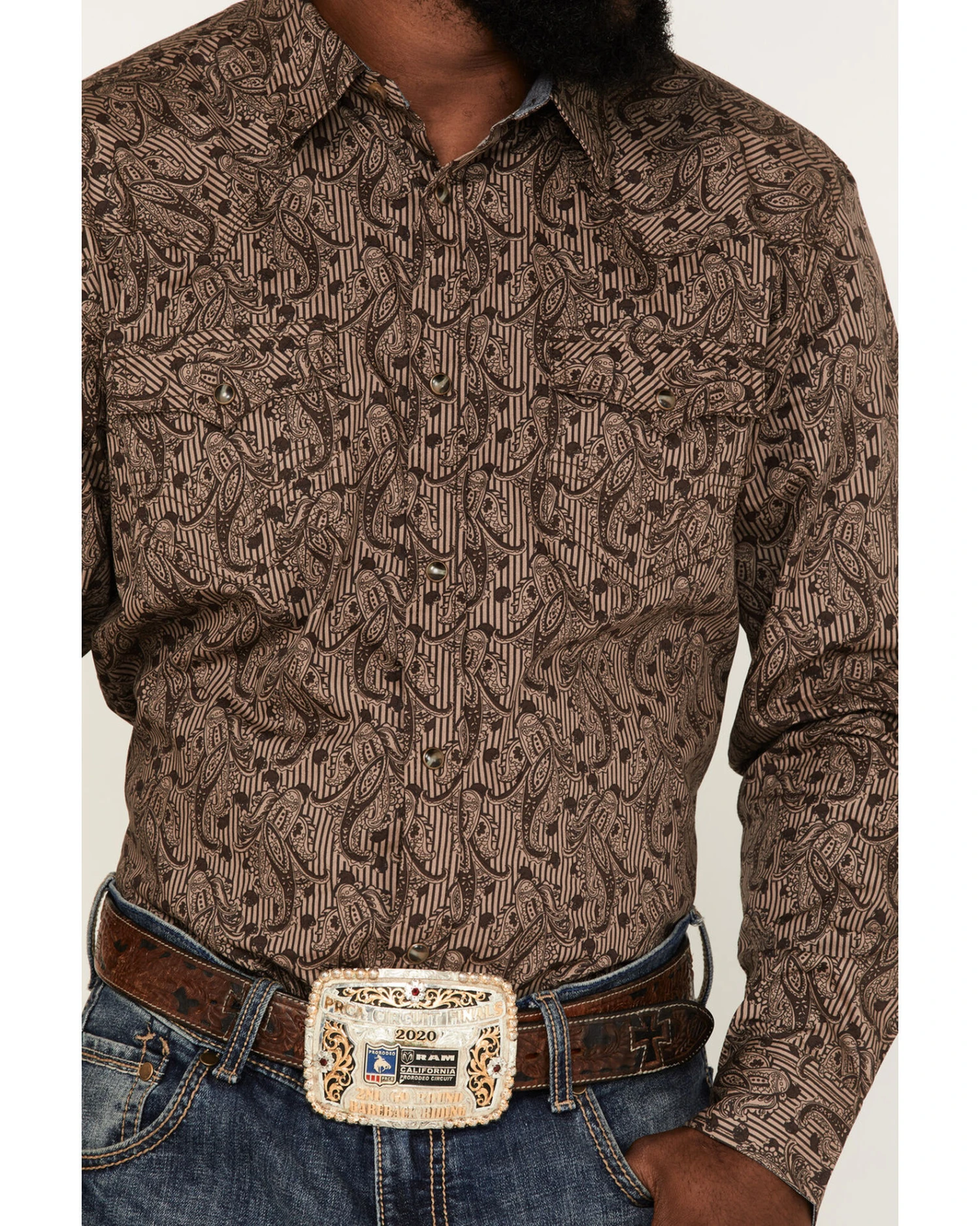 Cody James Men's Linear Paisley Print Long Sleeve Snap Western Shirt Cody James Men's Linear Paisley Print Long Sleeve Snap Western Shirt -Cody James Sales 2000380454 200 P3