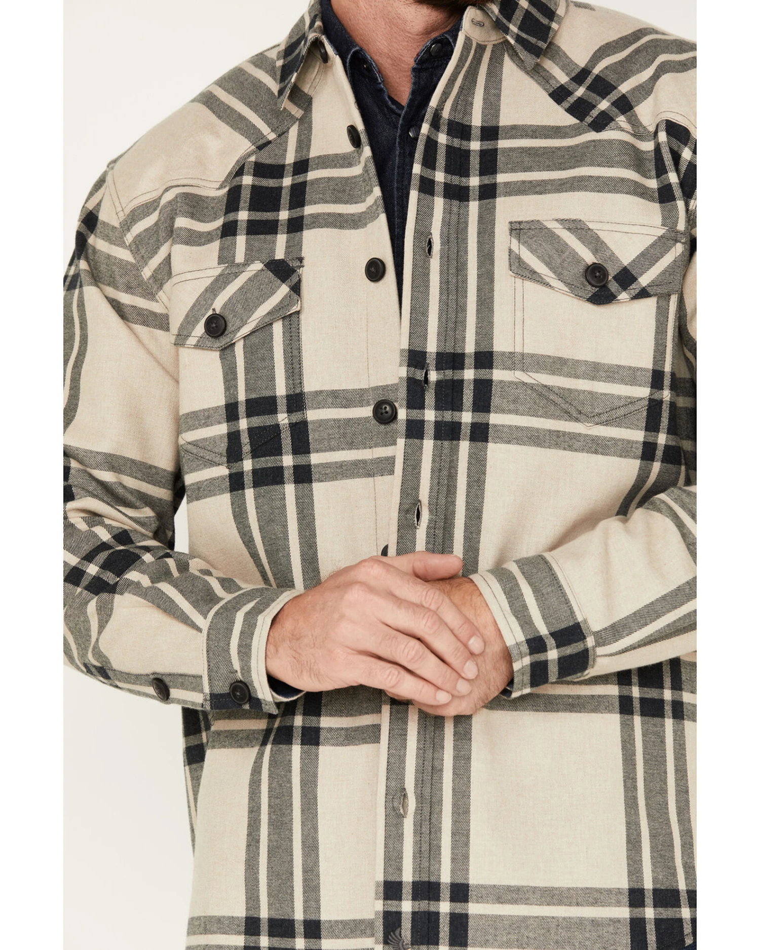 Cody James Men's Tavern Large Plaid Bonded Long Sleeve Button Down Flannel Jacket Cody James Men's Tavern Large Plaid Bonded Long Sleeve Button Down Flannel Jacket -Cody James Sales 2000380583 110 P3