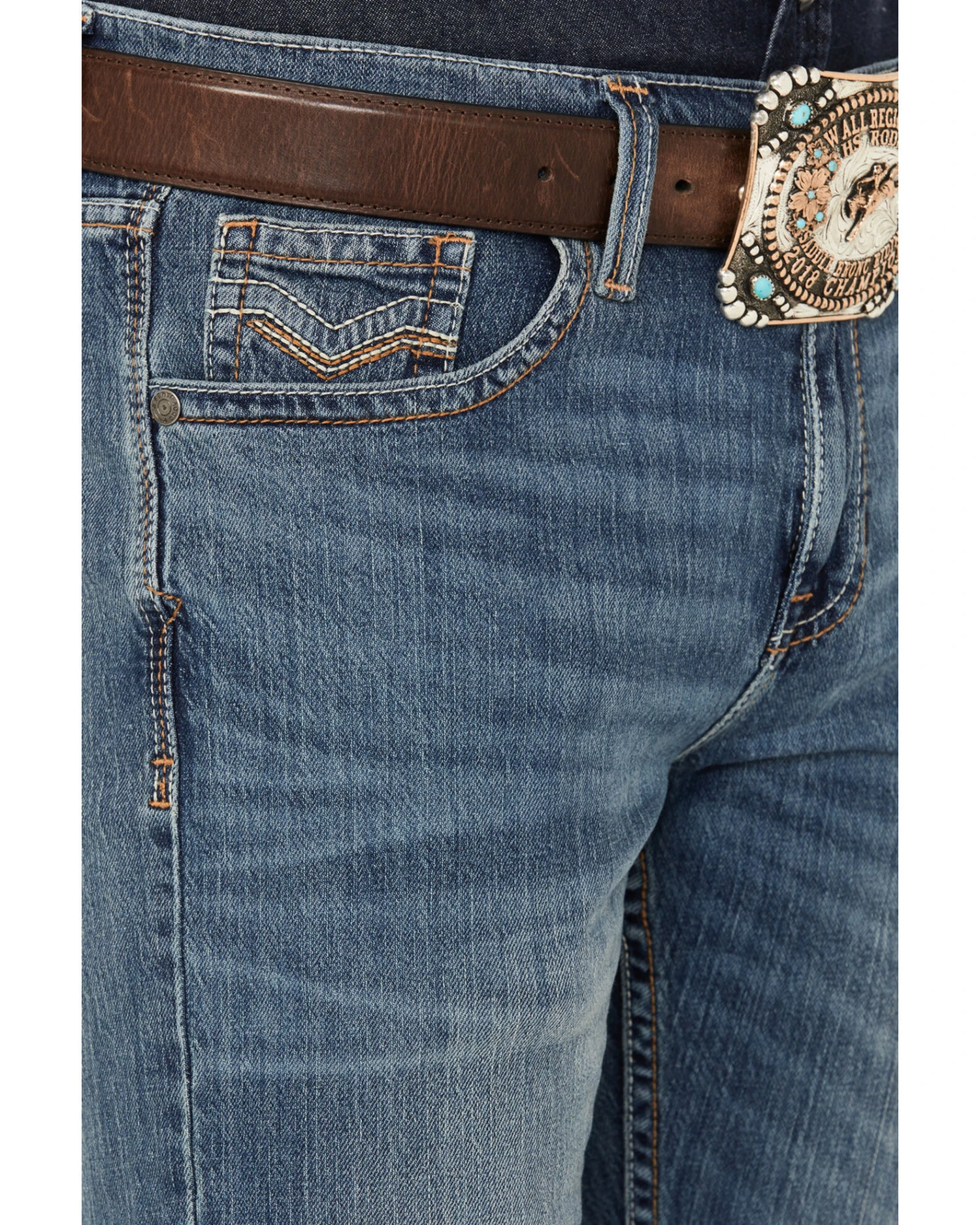 Cody James Men's Light A Shuck Medium Wash Relaxed Bootcut Stretch Denim Jeans Cody James Men's Light A Shuck Medium Wash Relaxed Bootcut Stretch Denim Jeans -Cody James Sales 2000381085 413 P2