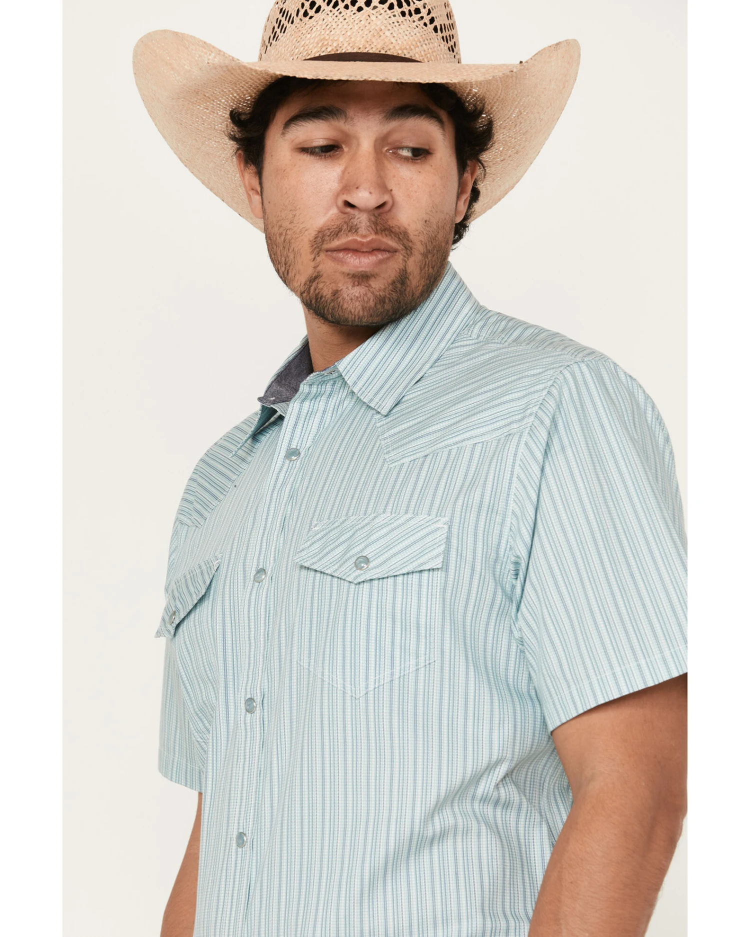 Cody James Men's Agua Dulce Striped Short Sleeve Snap Western Shirt Cody James Men's Agua Dulce Striped Short Sleeve Snap Western Shirt -Cody James Sales 2000382771 100 P2