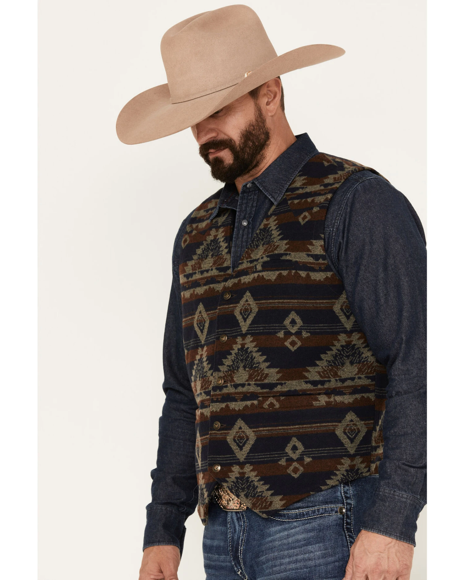 Cody James Men's Dakota Southwestern Jacquard Vest Cody James Men's Dakota Southwestern Jacquard Vest -Cody James Sales 2000383181 200 P2