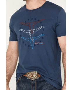 Cody James Men's Triple Bull Short Sleeve Graphic T-Shirt -Cody James Sales 2000383323 410 P3