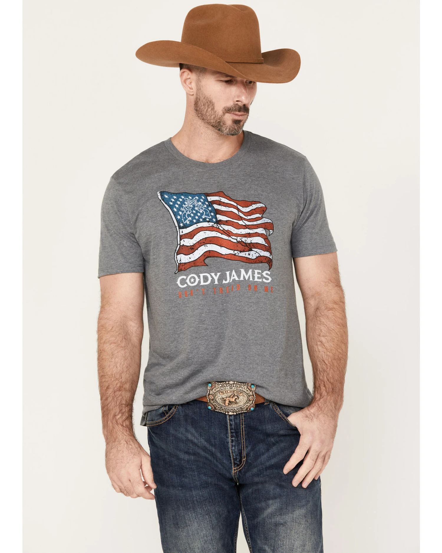 Cody James Men's Revolver Flag Short Sleeve Graphic T-Shirt Cody James Men's Revolver Flag Short Sleeve Graphic T-Shirt -Cody James Sales 2000383324 070 P1