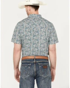 Cody James Men's Crazy Days Paisley Print Short Sleeve Western Snap Shirt 5 Cody James Men's Crazy Days Paisley Print Short Sleeve Western Snap Shirt -Cody James Sales 2000385970 300 P4