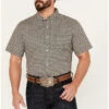 Cody James Men's Dillon Geo Print Short Sleeve Button-Down Stretch Western Shirt - Tall -Cody James Sales 2000386003 280 P1
