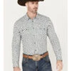Cody James Men's Marietas Geo Striped Long Sleeve Western Snap Shirt -Cody James Sales 2000386051 100 P1