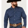 Cody James Men's Rough Road Geo Print Long Sleeve Stretch Button-Down Western Shirt - Big 1 Cody James Men's Rough Road Geo Print Long Sleeve Stretch Button-Down Western Shirt - Big -Cody James Sales 2000386103 410 P1