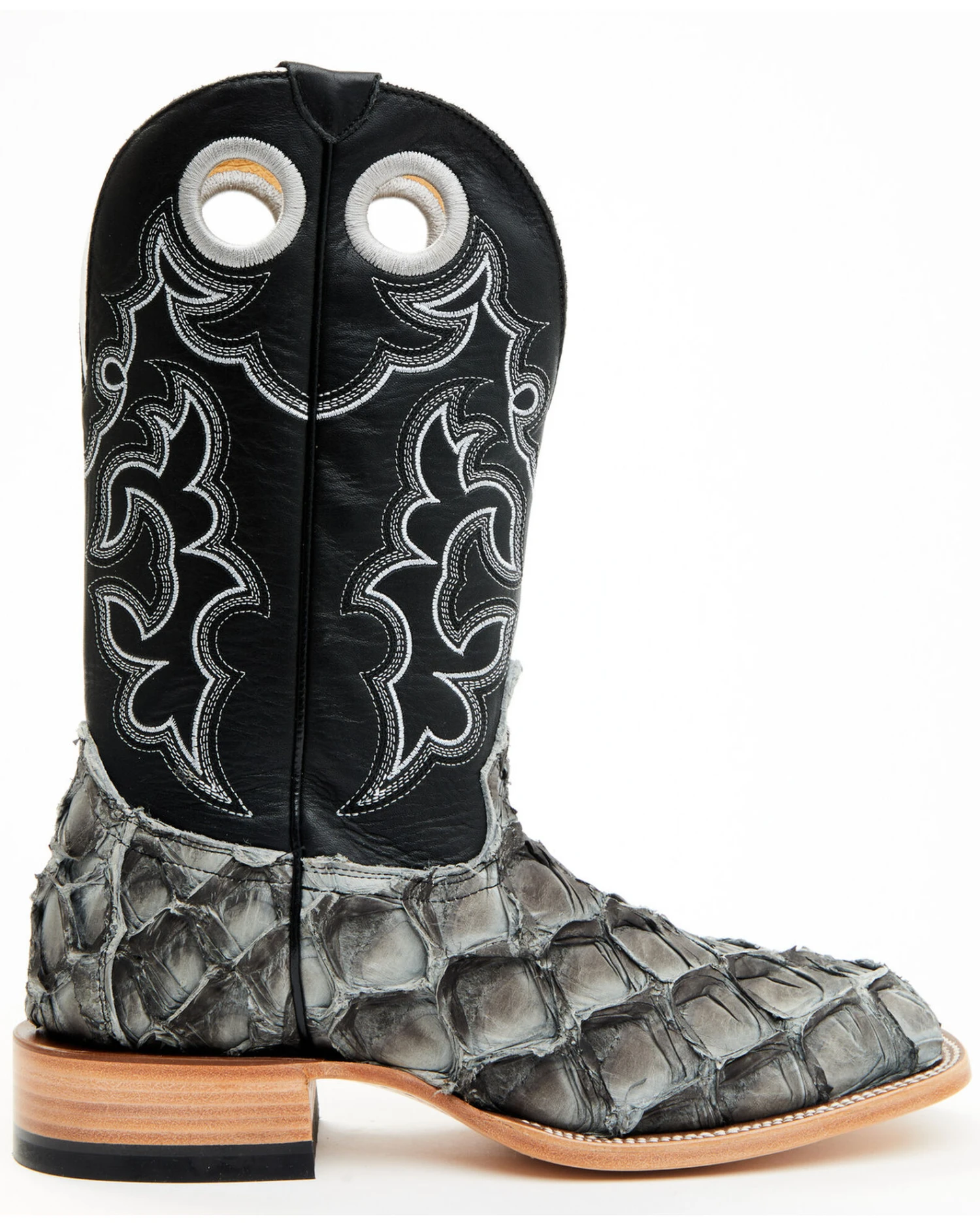 Cody James Men's Exotic Pirarucu Western Boots - Broad Square Toe Cody James Men's Exotic Pirarucu Western Boots - Broad Square Toe -Cody James Sales 2000386771 001 P2